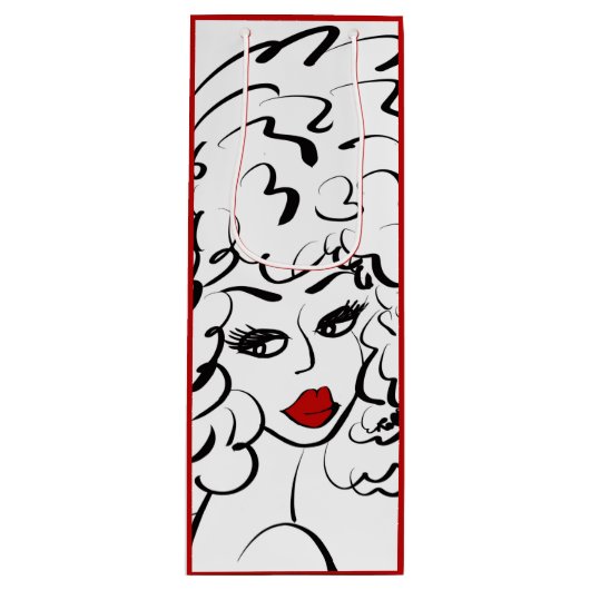 Whateverワイン抱き枕 ワインギフトバッグ (正面)