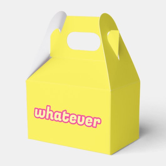 「Whatever」アート フェイバーボックス (正面サイド)