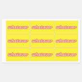 「Whatever」アート ラベル (シート)