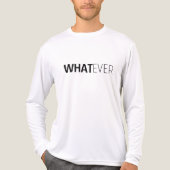 "WHATEVER"ホワイト トライブレンドＴシャツ (正面)
