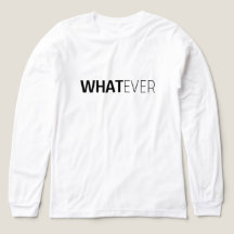 "WHATEVER"ホワイト