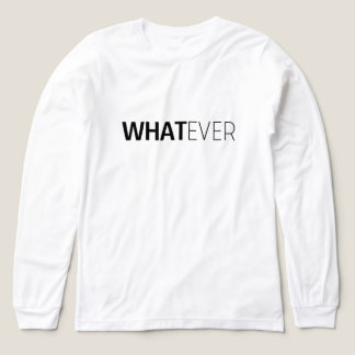 "WHATEVER"ホワイト トライブレンドＴシャツ