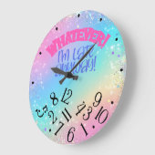 Whatever ラージ壁時計 (傾斜)