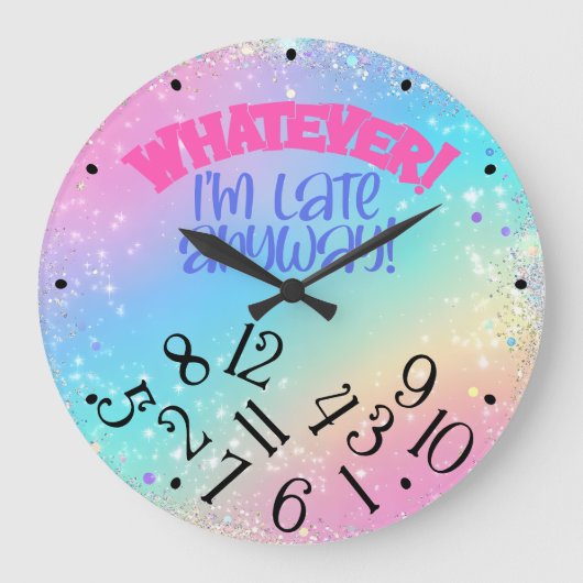 Whatever ラージ壁時計 (正面)