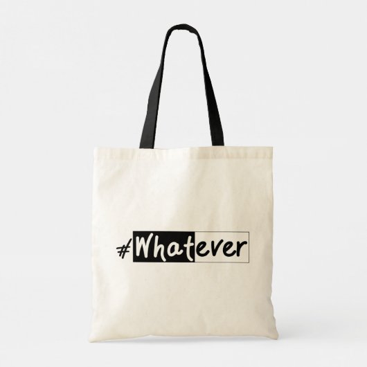 Whatever  | Bold Statement トートバッグ (裏面)