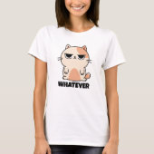 Whatever Cat Tシャツ (正面)