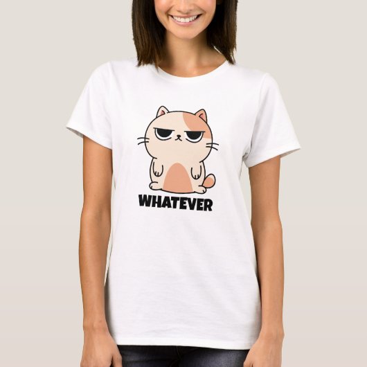 Whatever Cat Tシャツ (正面)