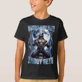 Whatever Daddy Wants Daddy Gets Funny Alpha Wolf M Tシャツ (正面)