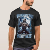 Whatever Daddy Wants Daddy Gets Funny Alpha Wolf M Tシャツ (正面)