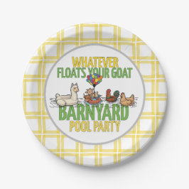 Whatever Floats Your Goat Small Paper Party Plate ペーパープレート