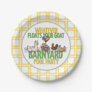 Whatever Floats Your Goat Small Paper Party Plate ペーパープレート