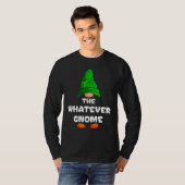 Whatever Gnome Matching Family Group Christmas Par Tシャツ (正面フル)