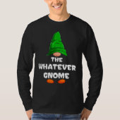 Whatever Gnome Matching Family Group Christmas Par Tシャツ (正面)