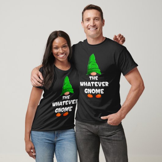 Whatever Gnome Matching Family Group Christmas Par Tシャツ (ユニセックス)