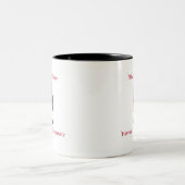 "Whatever I Say, Women Do the Opposite " Cuer Mug ツートーンマグカップ (中央)