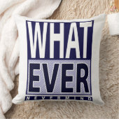 Whatever Nevermind – 皮肉おもしろいことわざ-ミーム クッション (ブランケット)