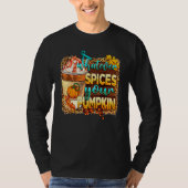 Whatever Spices Your Pumpkin Latte Spiced Autumn F Tシャツ (正面)