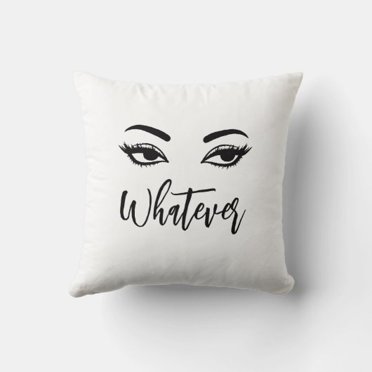 Whatever Stylish Attitude Decor クッション (裏面)