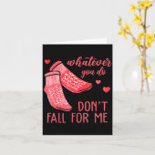 Whatever You Do Don't Fall For Me Rn Pct Cna Nurse カード (黄色い花)