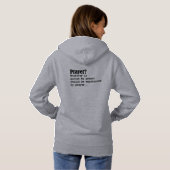 Whatever You Gained By Prayer Maintain By Prayer パーカ (裏面フル)