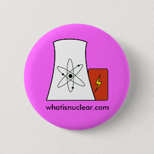 Whatisnuclear.comのピンクピン 缶バッジ