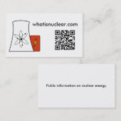 Whatisnuclear.comの名刺 名刺 (正面/裏面)