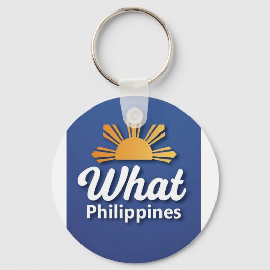 WhatPhilipines ロゴ キーチェーン (正面)