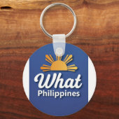 WhatPhilipines ロゴ キーチェーン (正面)