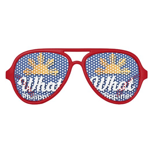 WhatPhilipines Branded Sunglasses アビエーターサングラス (正面)