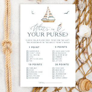 Whats 航海の In Your Poward Baby Shower Game