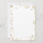 What's Baking Gingerbread Ornament Gender Reveal 招待状 (裏面)