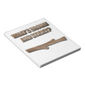 What's Brown and Sticky Joke ノートパッド (アングル)