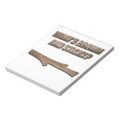 What's Brown and Sticky Joke ノートパッド (回転)