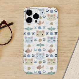 What's Cool, Kitty Cat グレーとベージュのCase-Mateケース iPhone 13 Pro Maxケース