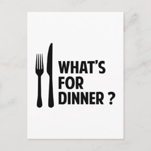 What's For Dinner ポストカード
