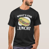 What's For Lunch Lady Cafeteria Worker Lady Cook   Tシャツ (正面)