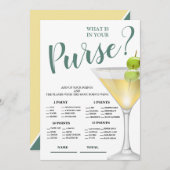 What's in財布のブライダルエレガントシャワーの招待状 招待状 (正面/裏面)