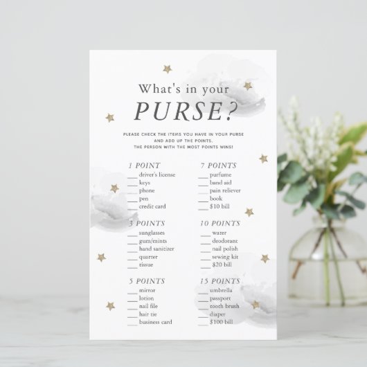 What's in Your Compending Star Gray Baby Shower Ga (スタンド正面)