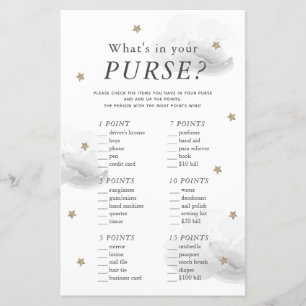 What's in Your Compending Star Gray Baby Shower Ga