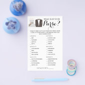 What's in your Hopをすませたシャワーゲームカード チラシ (シングル)