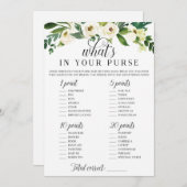 What's In Your Hopping Game forウェディングシャワー 招待状 (正面/裏面)