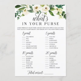 What's In Your Hopping Game forウェディングシャワー 招待状