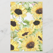 What's in your Howard Sunflowers Shower Game Card チラシ (裏面)