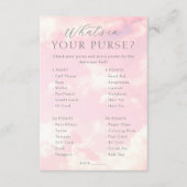 What's In Your Poward Cloud 9ベビーシャワーゲーム エンクロージャーカード (正面)