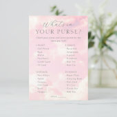 What's In Your Poward Cloud 9ベビーシャワーゲーム エンクロージャーカード (スタンド正面)