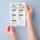 What's in your Poward Farm Baby Shower Game Card チラシ (ハンドル)