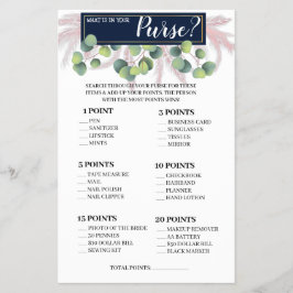 What's in your Poward Pampas Grass Game Card チラシ