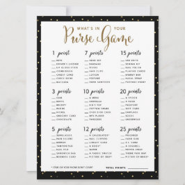 What's In Your Powhood Gameブライダルシャワーゲーム 招待状