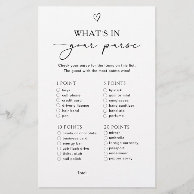 What's in your Purse Baby Game (正面)