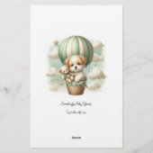 What's In Your Purse Puppy Baby Shower Game Card 便箋 (裏面)